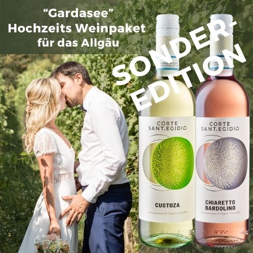Hochzeitswein Paket Gardasee - 48 Flaschen - Kein Versand