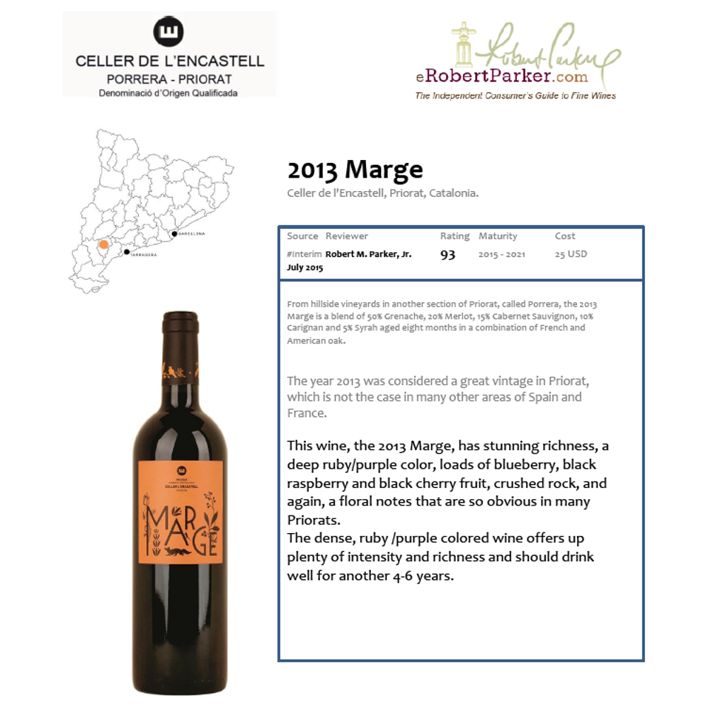 3690B_0001 3690B Marge Priorat Rotwein Encastell