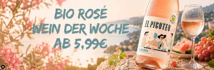Bio Rose Wein der Woche August 2026 - Mobile Version