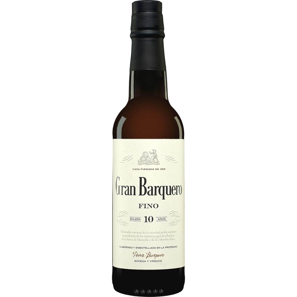 1273X1_BARQUERO_FINO_375ML_0001 Flasche Sherry Fino Gran Barquero Solera 10 Jahre 375 ml