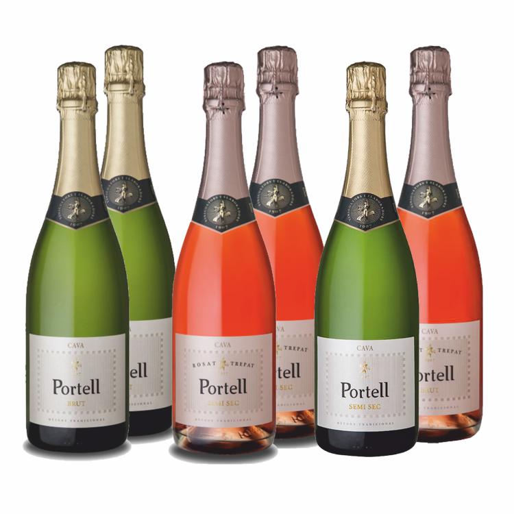 9774_PORTELL_CAVA_SPARPAKET_0001 Sparpaket Cava Portell Blanco und Rosado