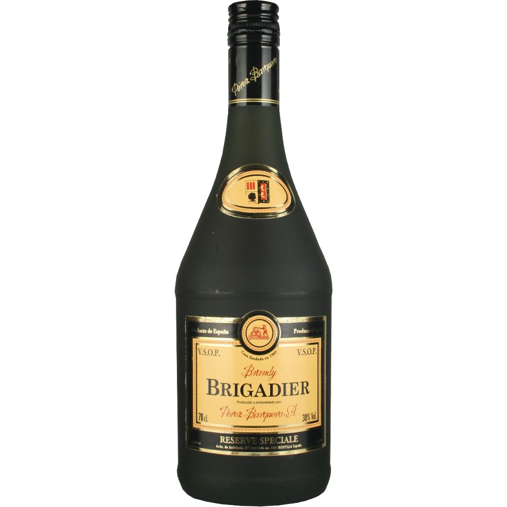 1280_0001 Flasche Brandy Brigadier VSOP von Pérez Barquero
