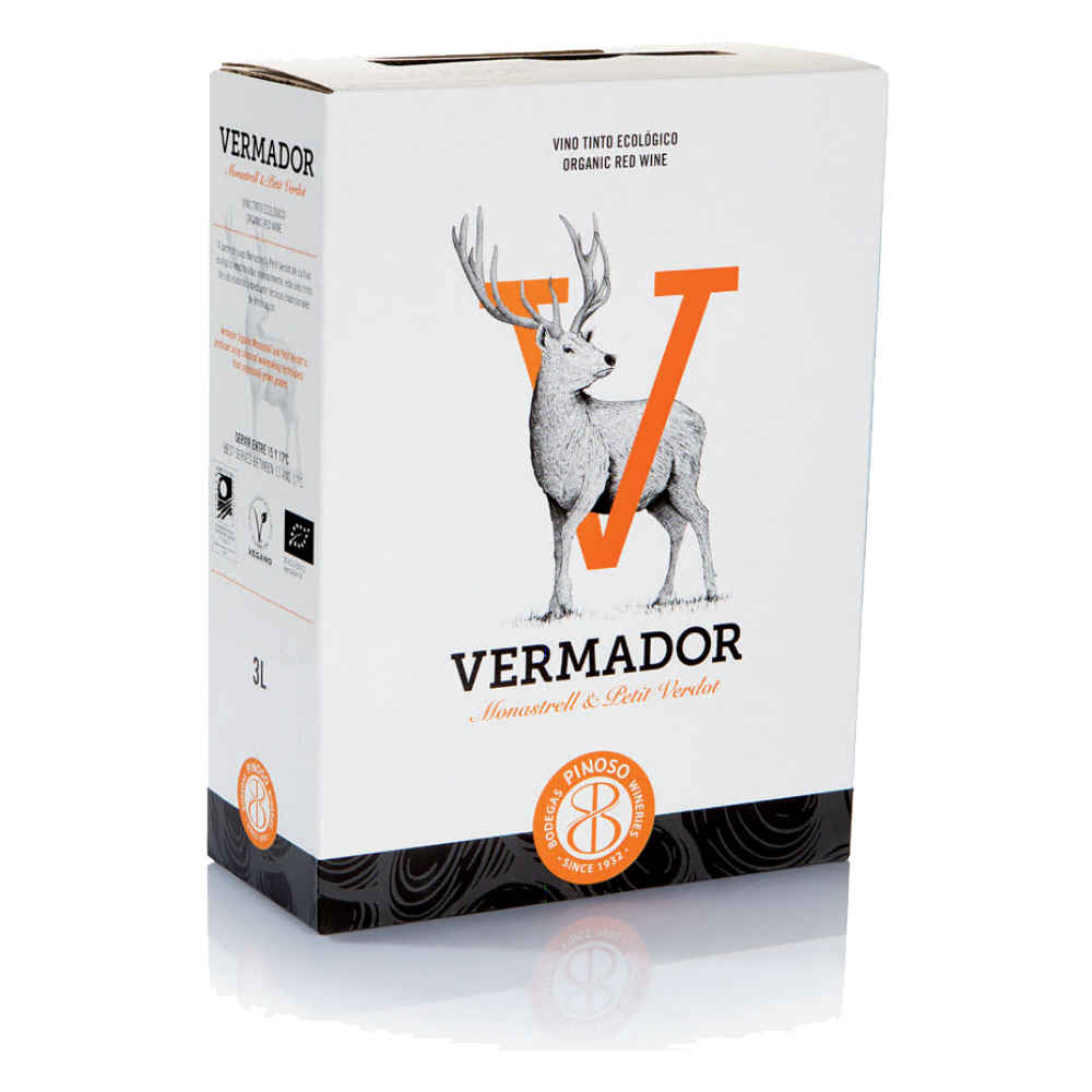 487418_0001 Spanischer Bio Rotwein Vermador Bag-in-Box Schlauchwein