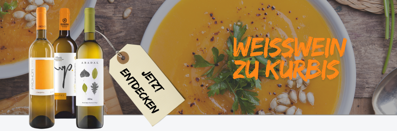 Weisswein zu Krbis Banner Onlineshop