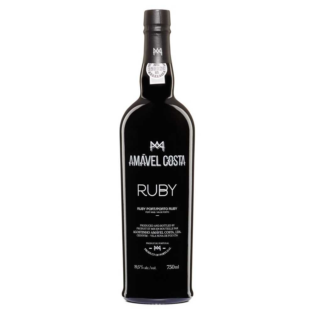 4631_0002 Ruby Portwein vom Weingut Amável Costa in dunkler Flasche, süßer Portwein