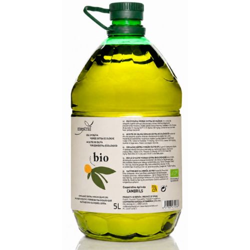 Mestral Olivenöl Arbequina 5 Liter - Neue Ernte! (Bio)