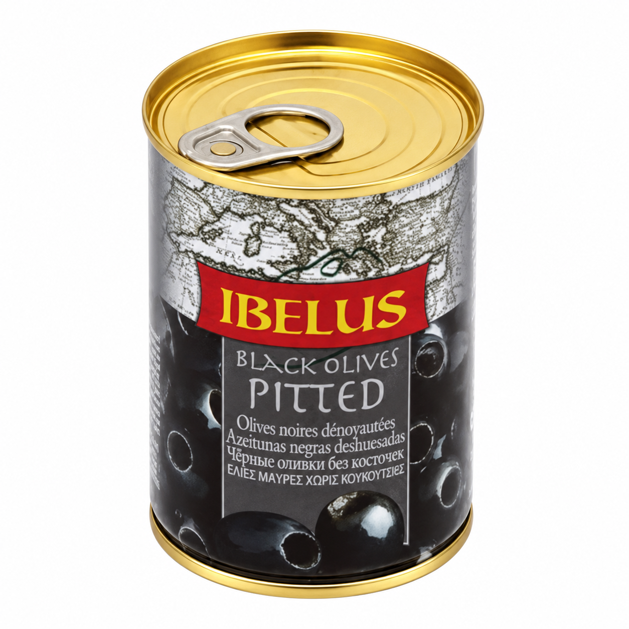Schwarze spanische Oliven ohne Stein