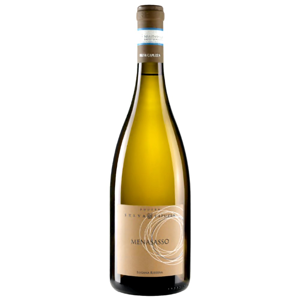 372616_LUGANA_MENASASSO_0003 Lugana Menasasso Superiore Riserva Weißwein vom Gardasee mit elegantem Etikett