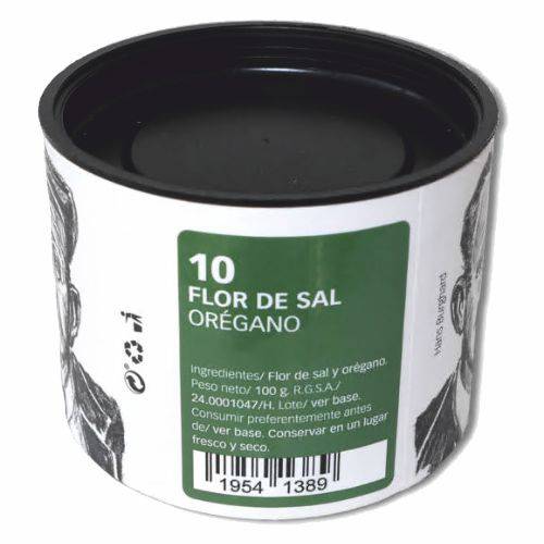 505510 Biomaris Flor de Sal Oregano 100 gr Dose