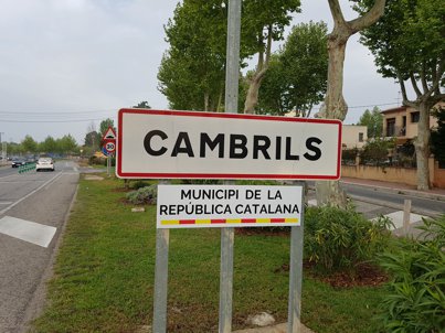 Cambrils-Ortsschild